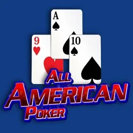 All American Poker slot logo by RTG (Reel Time Gaming) at Casinova Casino