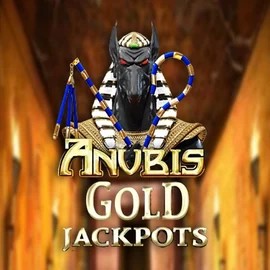 Anubis Gold Jackpots slot logo by Inspired Gaming at Casinova Casino