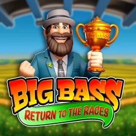 Big Bass Return to the Races logo by Pragmatic Play at Casinova Casino