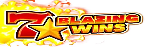 Blazing Wins online game logo by Playson on casinova.eu.com