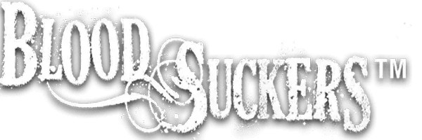 Blood Suckers slot logo by NetEnt at Casinova Casino
