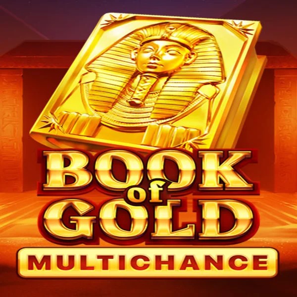 Book of Gold Multichance by Playson, showcased at casinova.eu.com – game logo