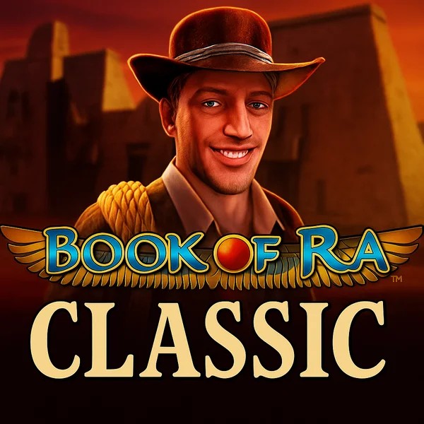 Book of Ra Classic slot visual from Novomatic available on casinova.eu.com
