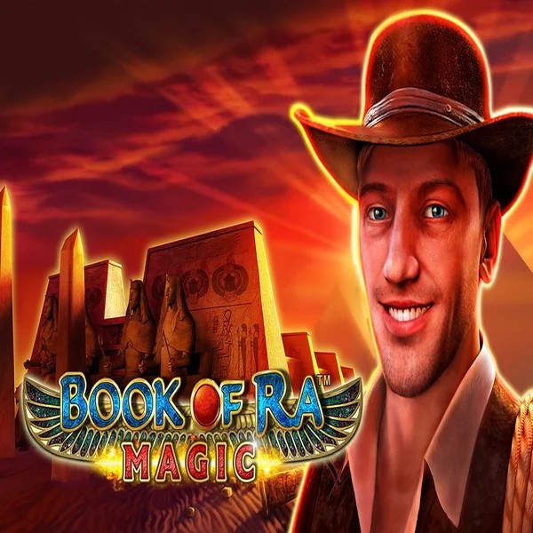 Book of Ra Magic game by Greentube – logo hosted on Casinova Casino
