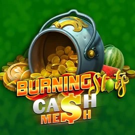 Official Slots logo: Burning Slots Cash Mesh by BF Games at Casinova Casino
