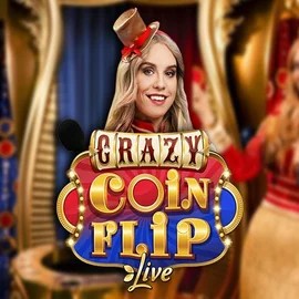 Crazy Coin Flip logo by Evolution Casinova Casino