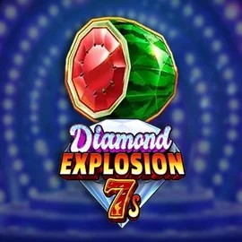 Diamond Explosion 7s slot visual from RubyPlay available on casinova.eu.com