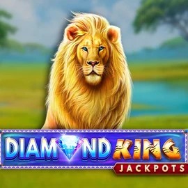 Jackpots logo of Diamond King Jackpots from SpinPlay Games at Casinova Casino