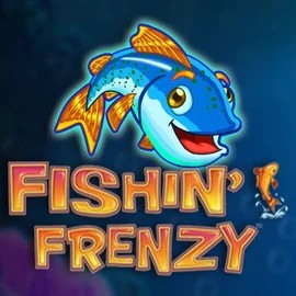 Fishin Frenzy slot logo by Blueprint Gaming at Casinova Casino
