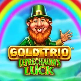 Gold Trio Leprechaun's Luck logo by Playtech at Casinova Casino
