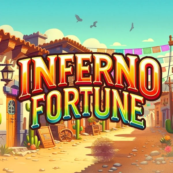 Inferno Fortune slot logo by Atomic Slot Lab at Casinova Casino