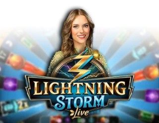 Lightning Storm online game logo by Evolution on casinova.eu.com
