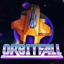 Orbitfall online game logo by ELK Studios on casinova.eu.com