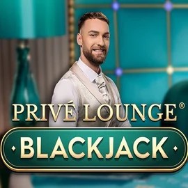 Privé Lounge Blackjack slot logo by Pragmatic Play at Casinova Casino