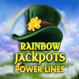 Rainbow Jackpots Power Lines by Red Tiger Gaming, showcased at casinova.eu.com – game logo