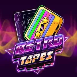 Retro Tapes slot visual from Push Gaming available on casinova.eu.com