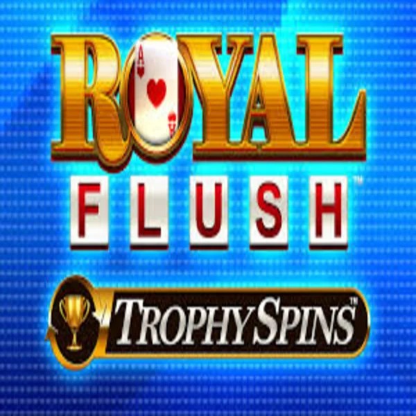 Royal Flush Trophy Spins game by Greentube – logo hosted on Casinova Casino