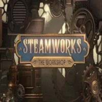 Steamworks The Workshop logo – Slots by Peter & Sons at Casinova Casino