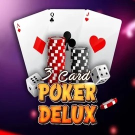 Three Card Poker Delux slot icon by Urgent Games, available at Casinova Casino